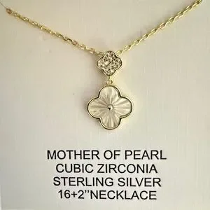 ★ROSEMONT★ Silver Clover Pearl Necklace RA24C23J pict240627_1308460000_1080x.